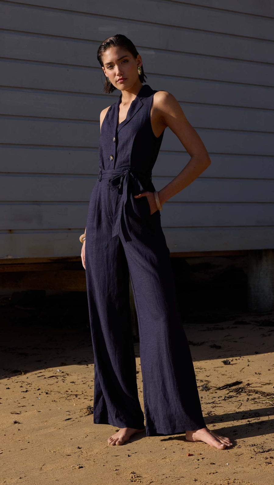 Staple the Label - Alora Jumpsuit in Navy