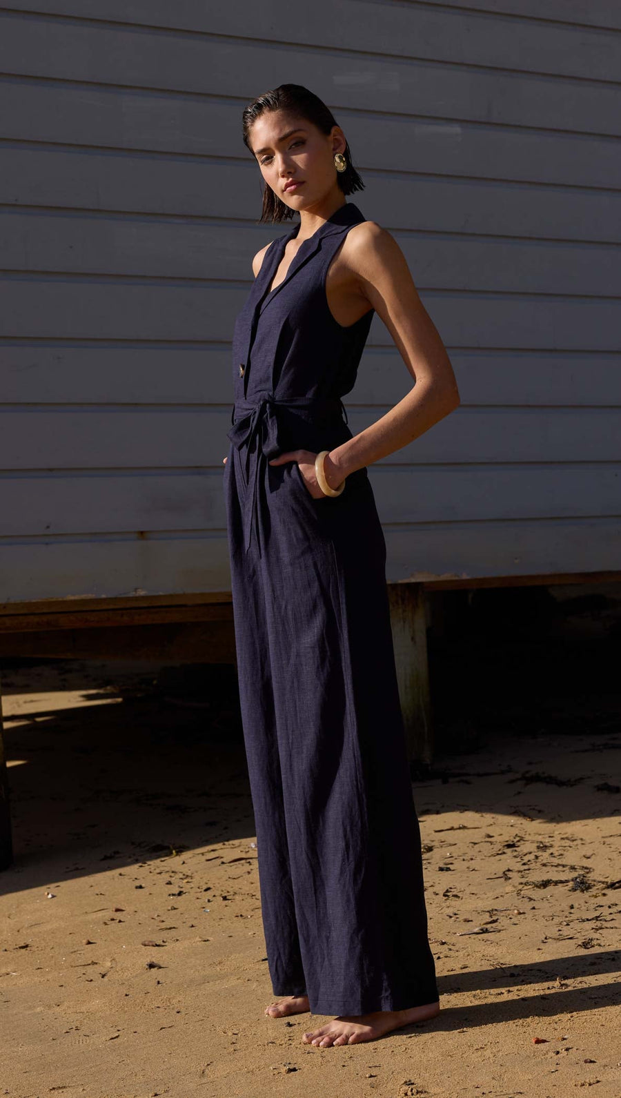 Staple the Label - Alora Jumpsuit in Navy