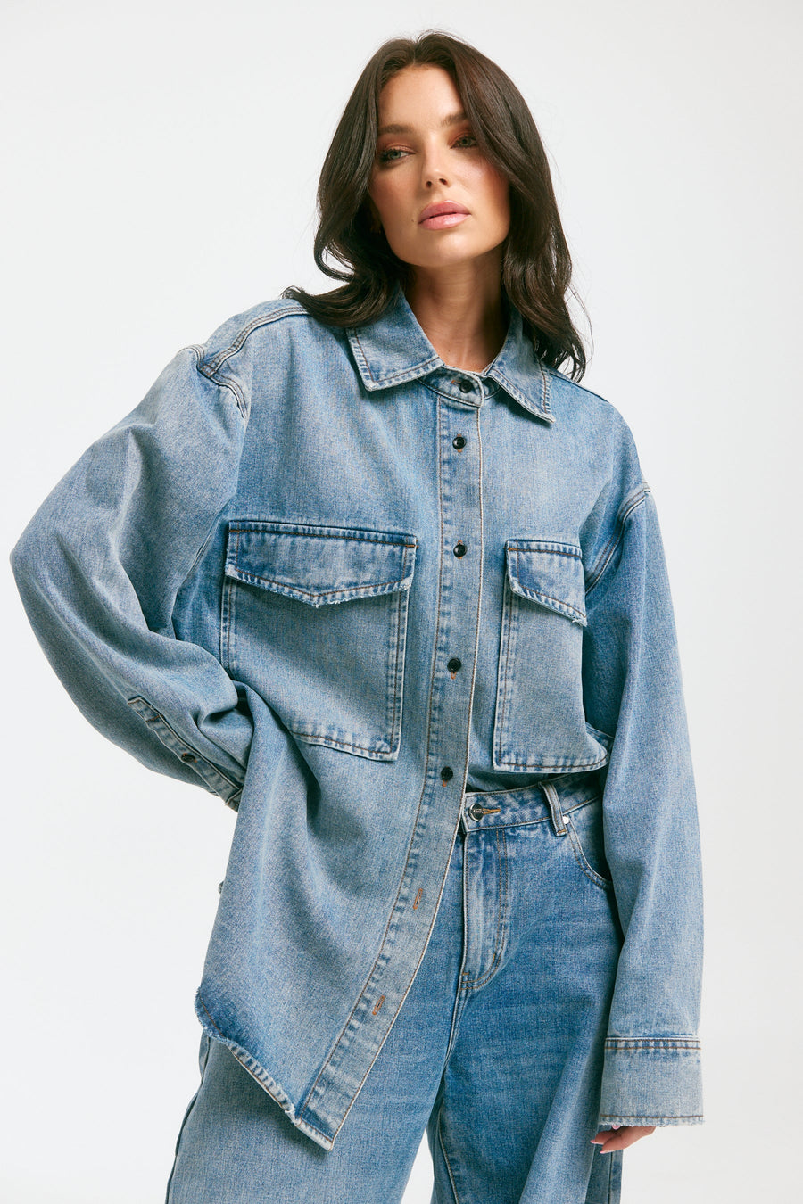 Sabbi - Denim Shacket