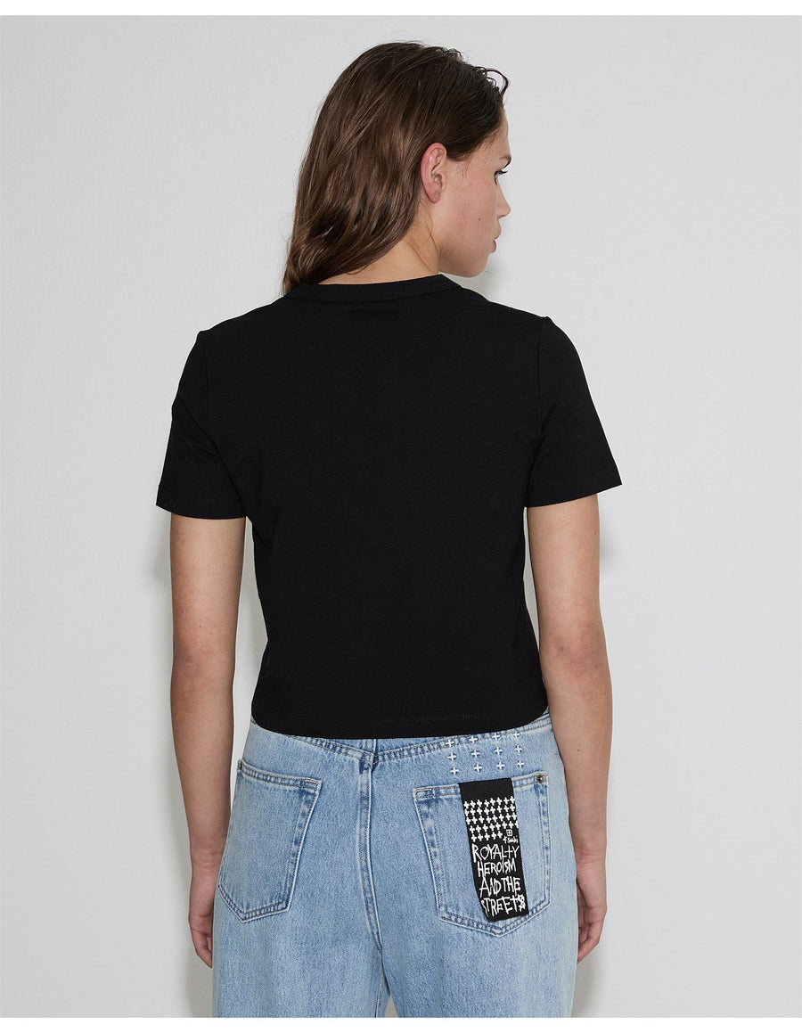 Ksubi - Script Baby Tee in Black