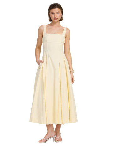 Sovere - Reprive Midi Dress in Pannacotta