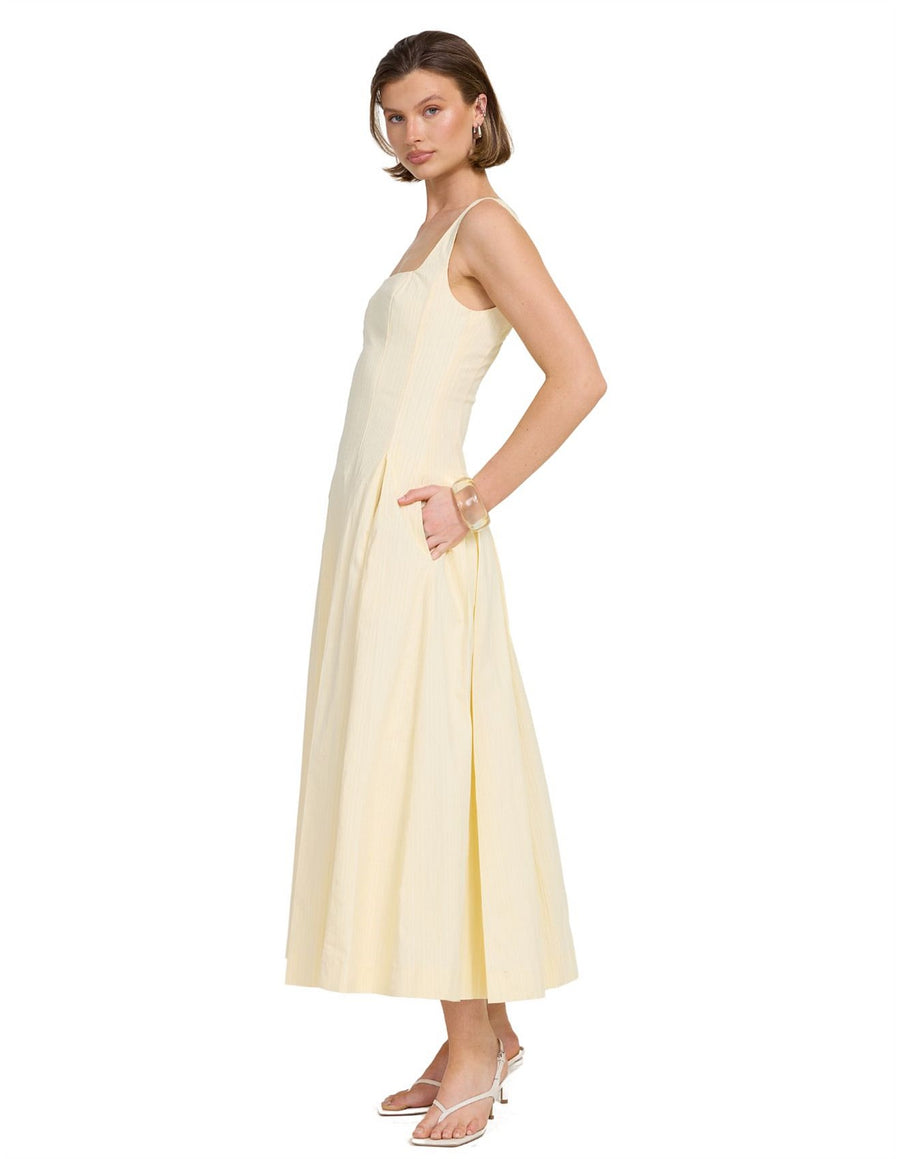 Sovere - Reprive Midi Dress in Pannacotta