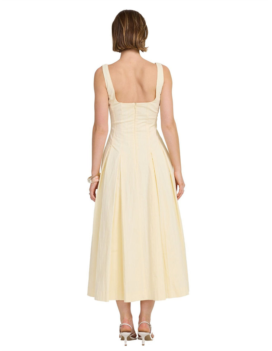 Sovere - Reprive Midi Dress in Pannacotta