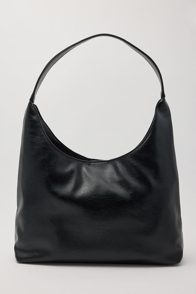 PETA + JAIN - Jami Slouch Tote in Black Crinkle/Gold