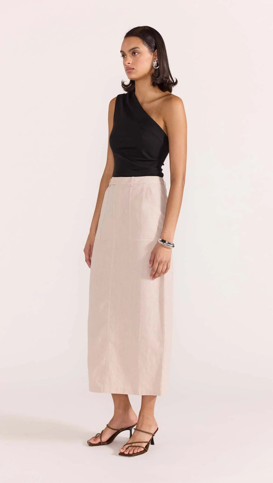 Staple the Label - Enna Maxi Skirt in Stone