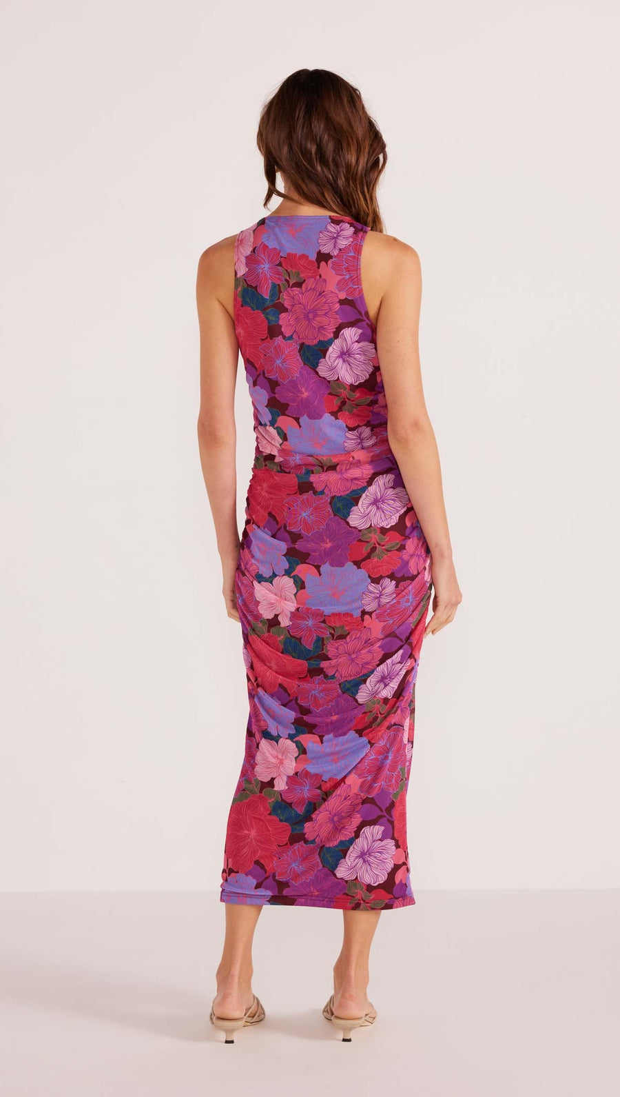 Minkpink - Lexie Mesh Midi Dress in Floral Blooms