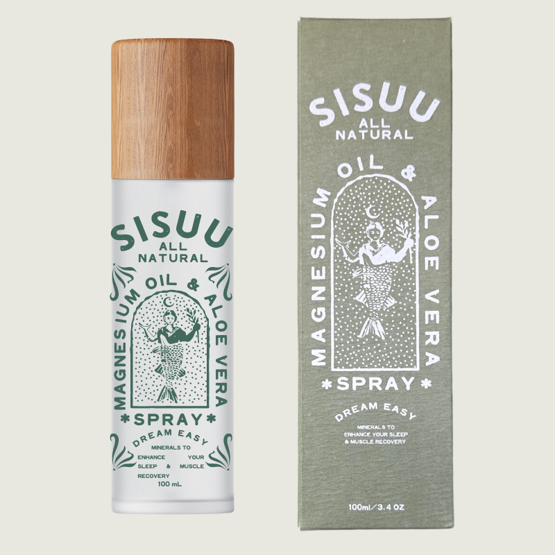 SISUU - Magnesium Oil & Aloe Vera Stray - Sizes 30 ml and 100ml