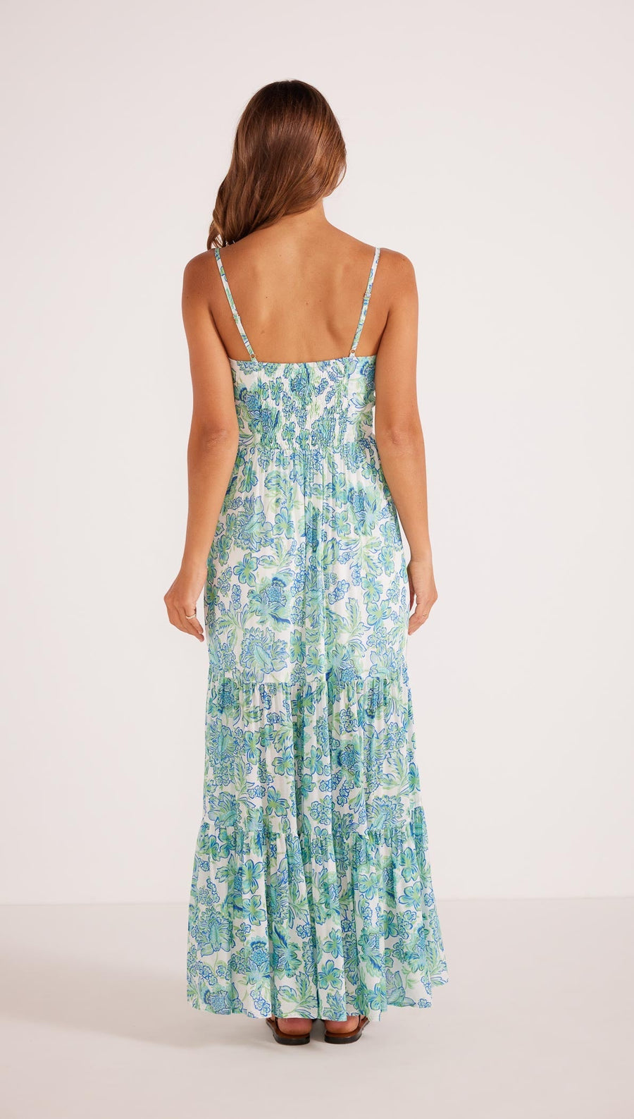 Minkpink - Alessia Maxi Dress in Blue Floral