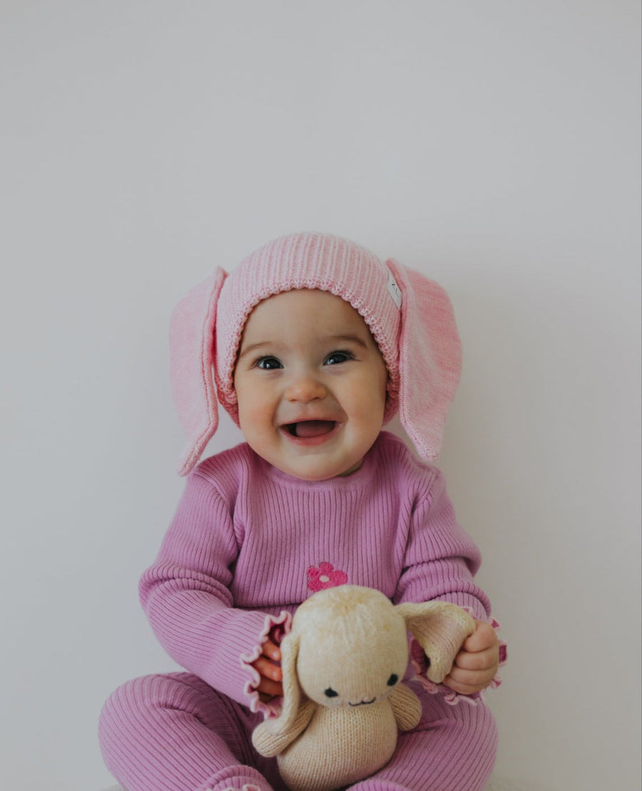 Ziggy Lou - Easter Beanie in Dahlia