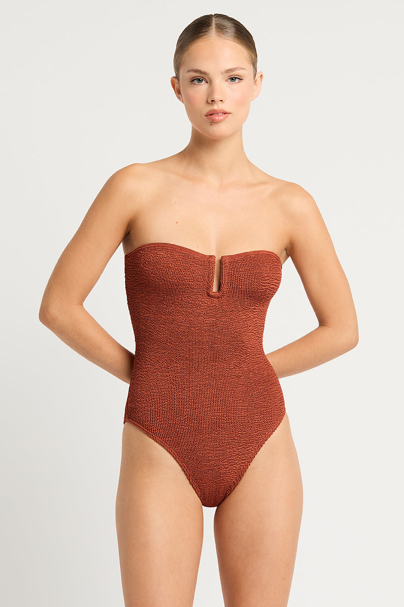 BOND-EYE SWIM AUSTRALIA - Blake One Piece in Bronze Shimmer