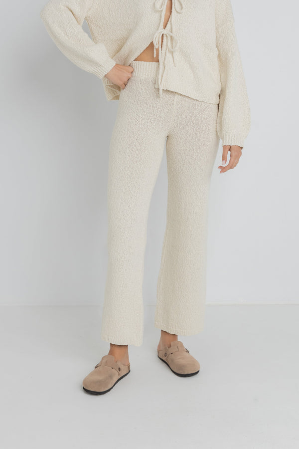 RHYTHM - Emmie Knit Pants in Natural