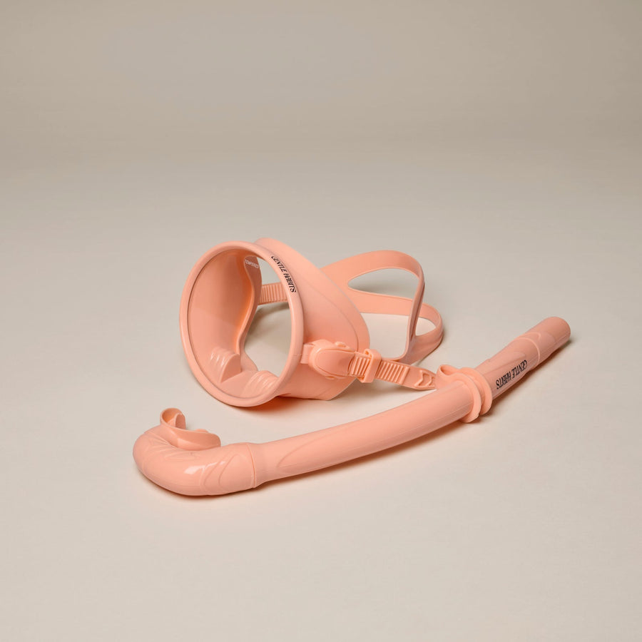 Gentle Habits - Dive Mask and Snorkel Set in Peach