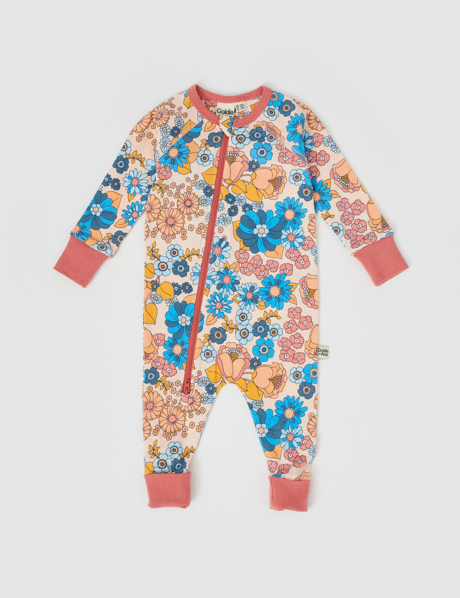 GOLDIE + ACE - Willa Wildflower Zipsuit in Pink/Multi