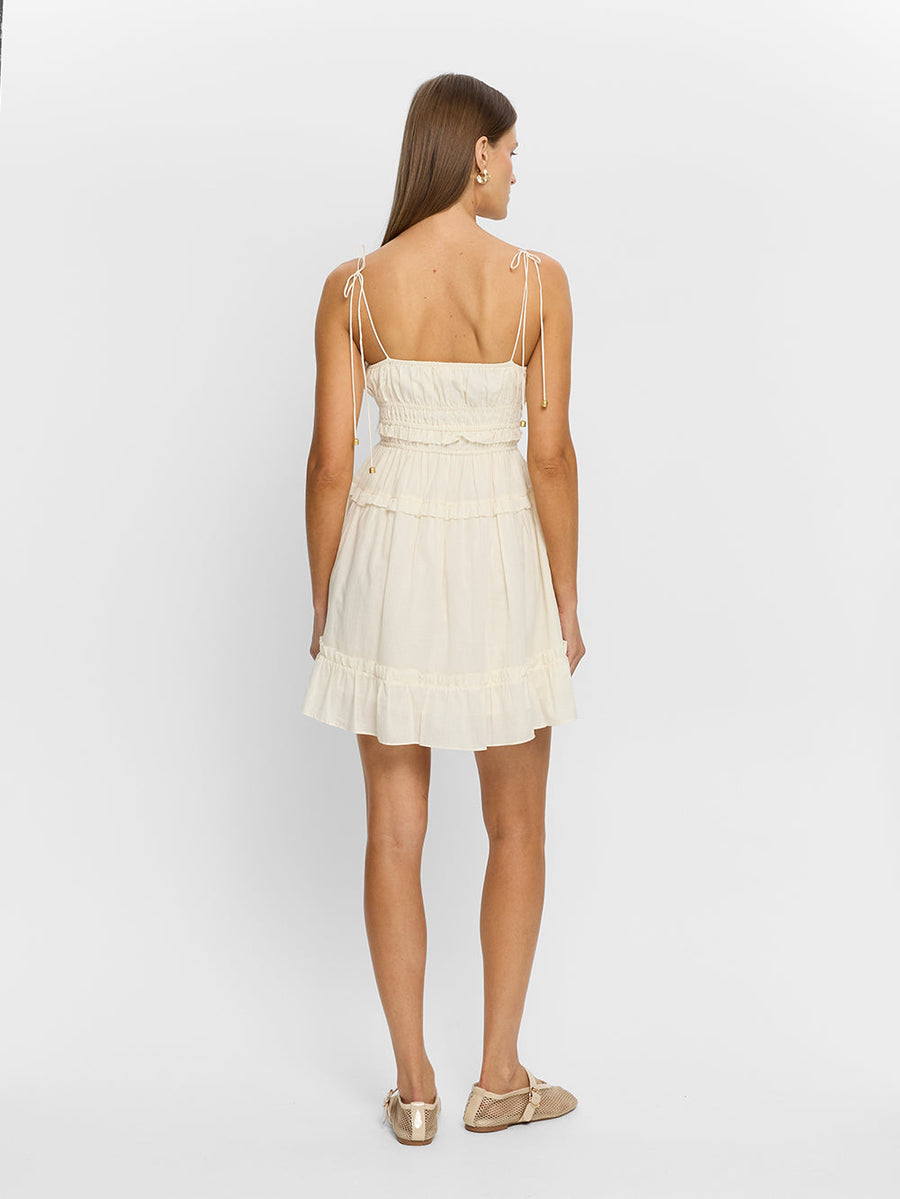 Kivari - Hallie Mini Dress in Cream