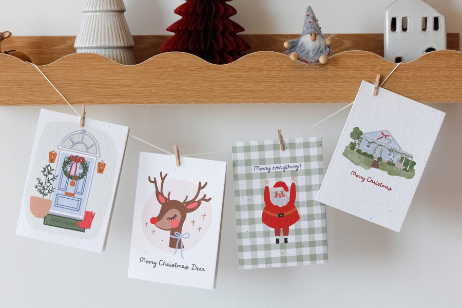 Hello Petal - Merry Christmas Deer Card