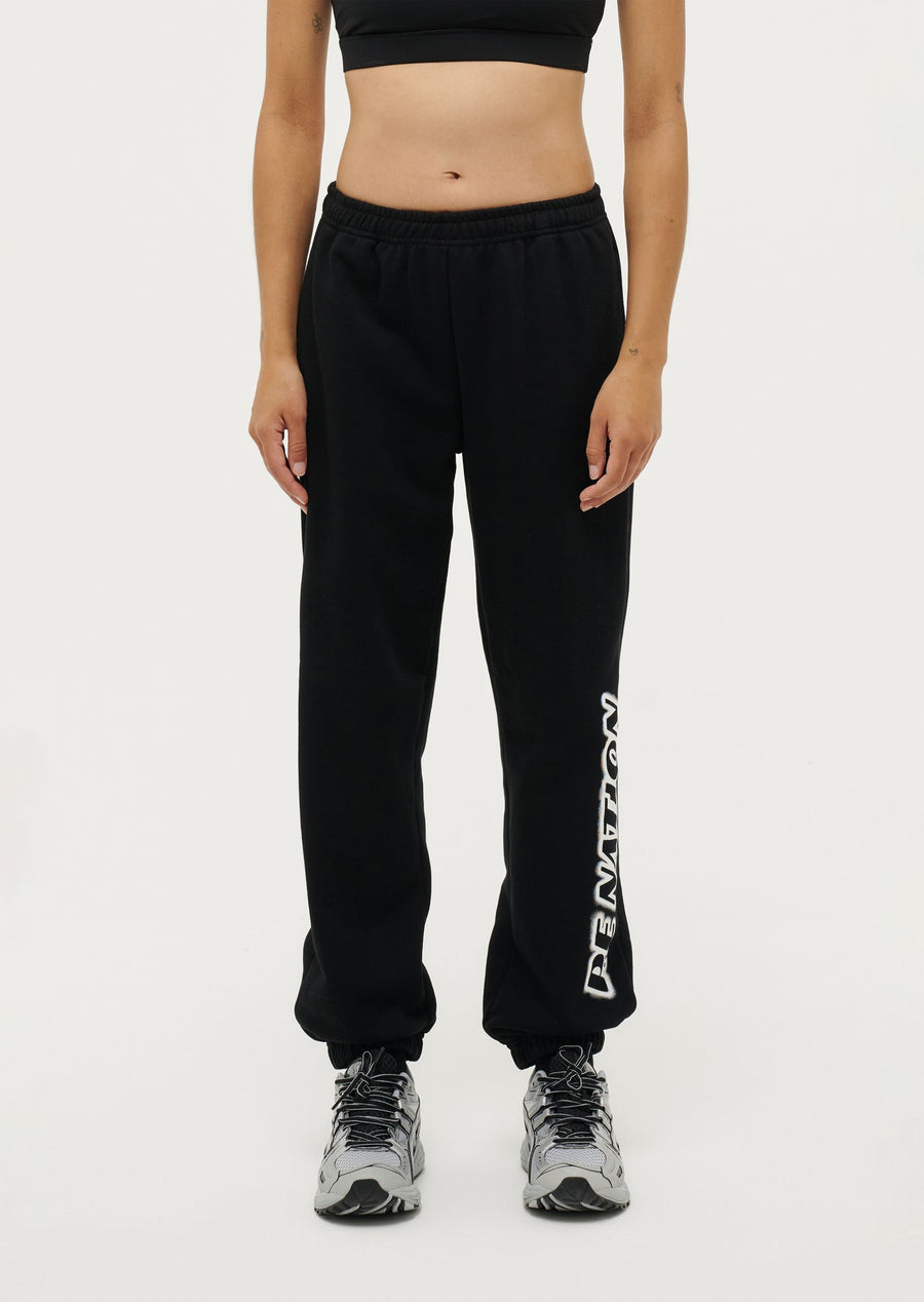 P.E Nation - Tiebreak Trackpant in Black