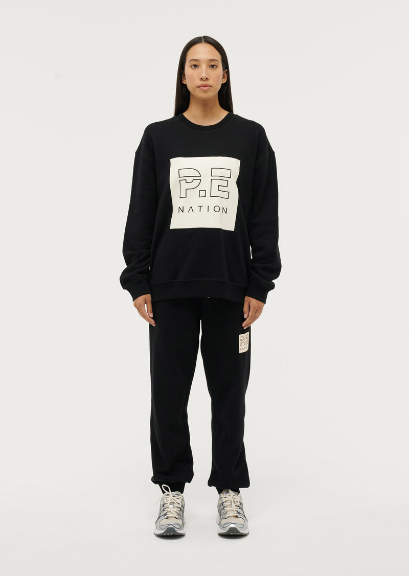 P.E Nation -  Cut Shot Trackpant in Black