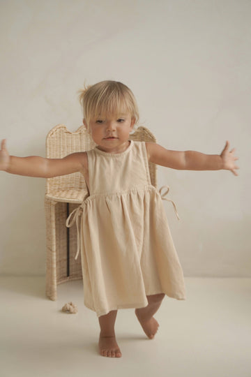 Ziggy Lou - Sofia Dress in Oatmeal