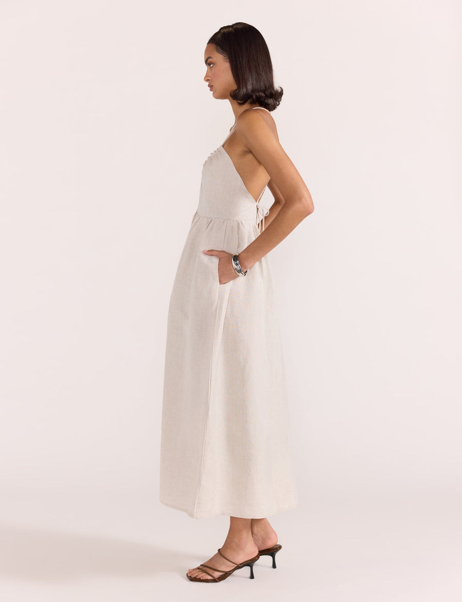 Staple the Label -  Harper Linen Sundress