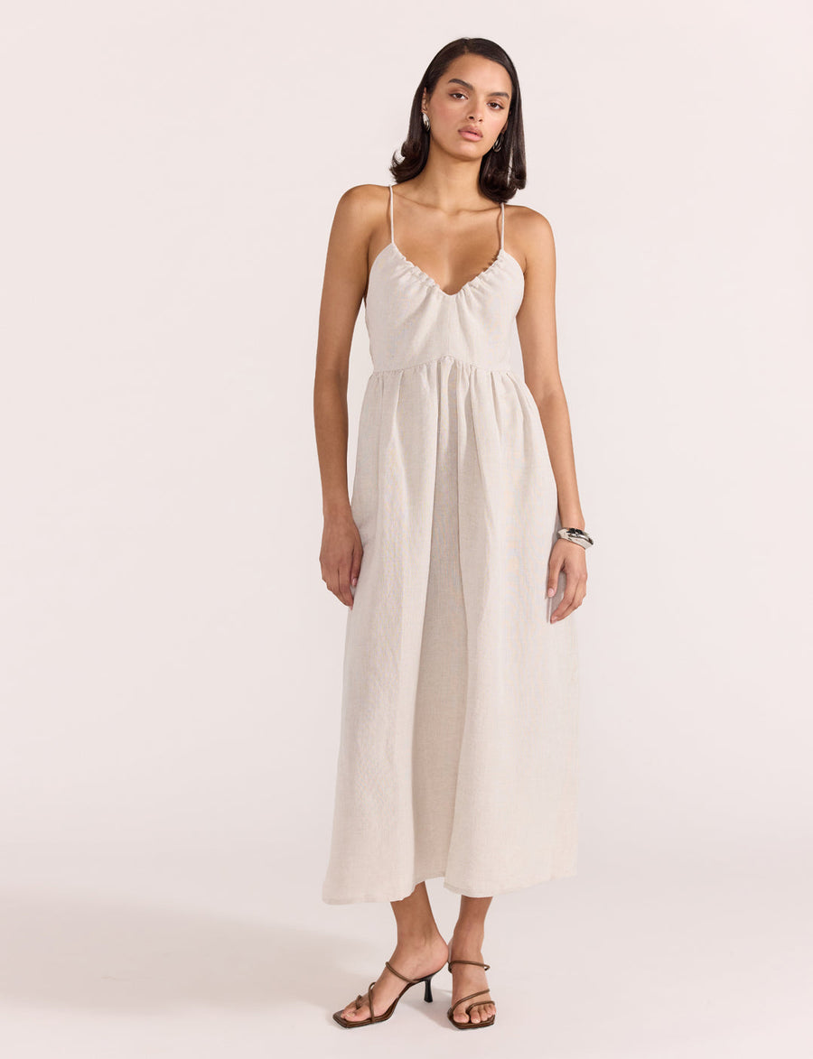 Staple the Label -  Harper Linen Sundress