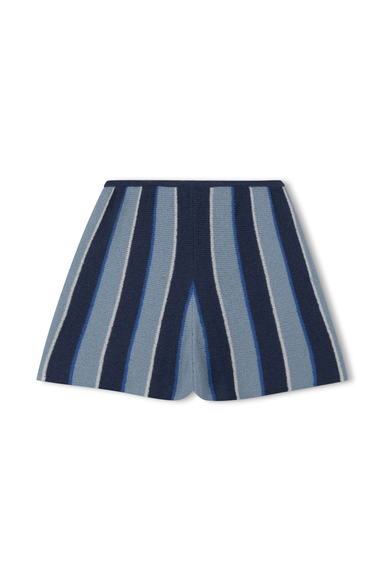 Zulu & Zephyr - Horizon Stripe Organic Knit Short