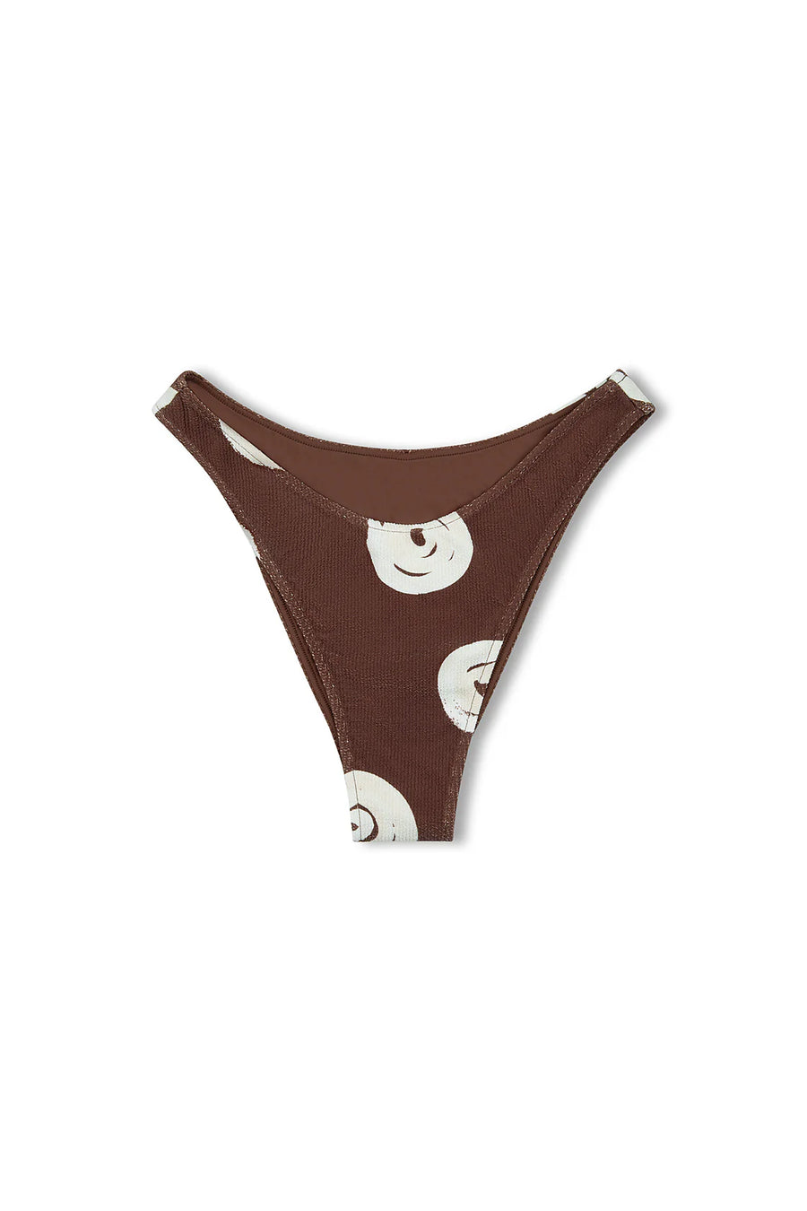 Zulu & Zephyr - Textured Curved Brief in Cocoa Swirl