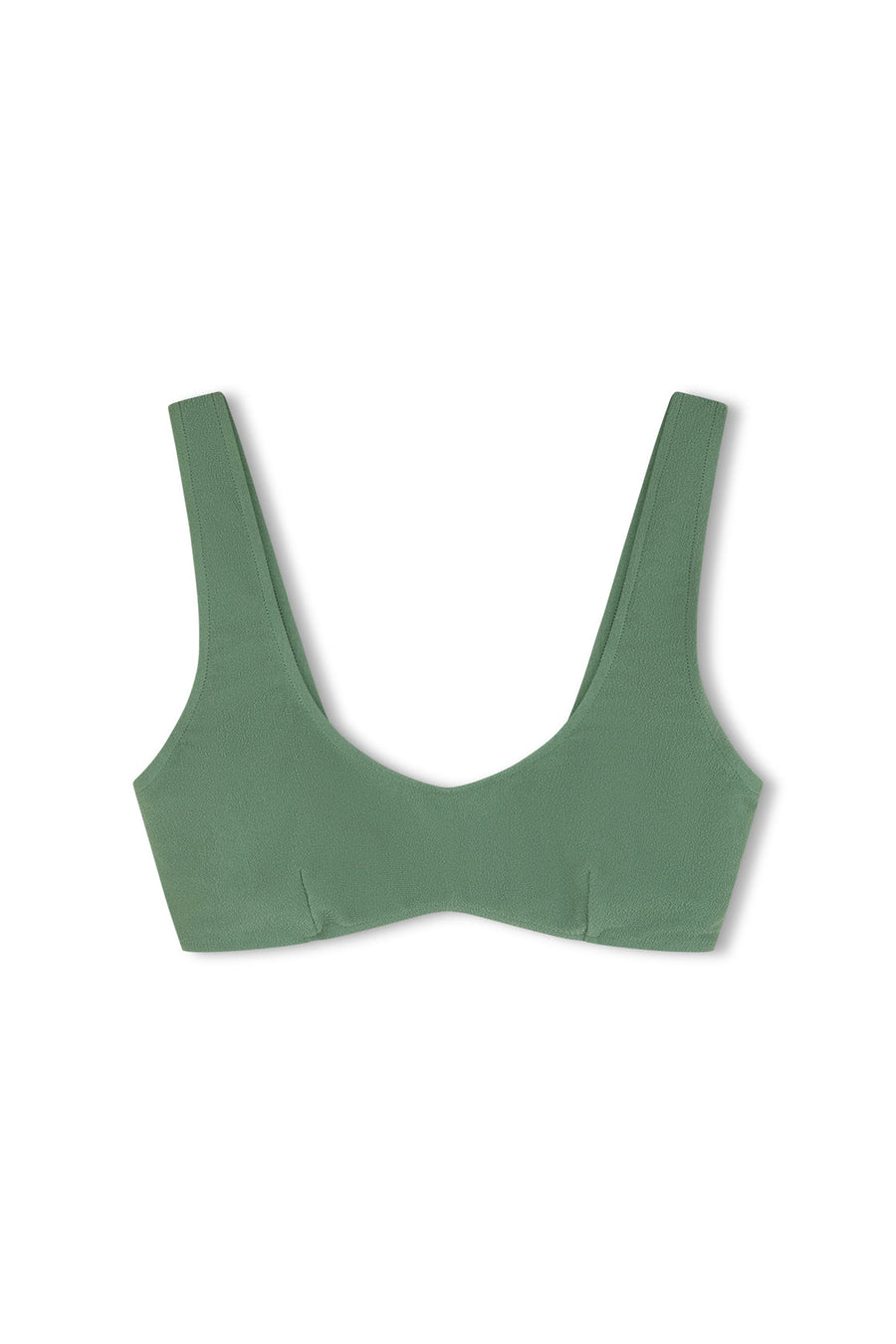 Zulu & Zephyr - Eucalyptus Textured Crop Bralette