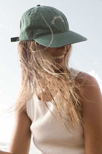 Zulu & Zephyr - Canvas Cap in Tallow Green