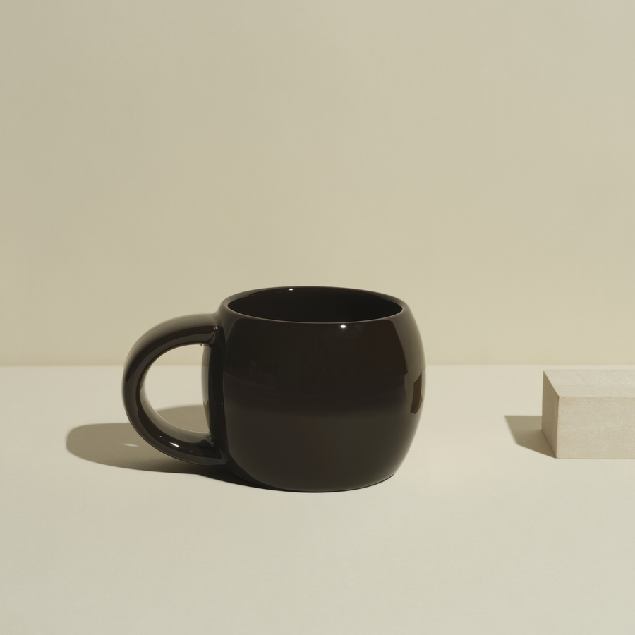 MAYDE TEA - Alphie Mug in Chocolate Brown