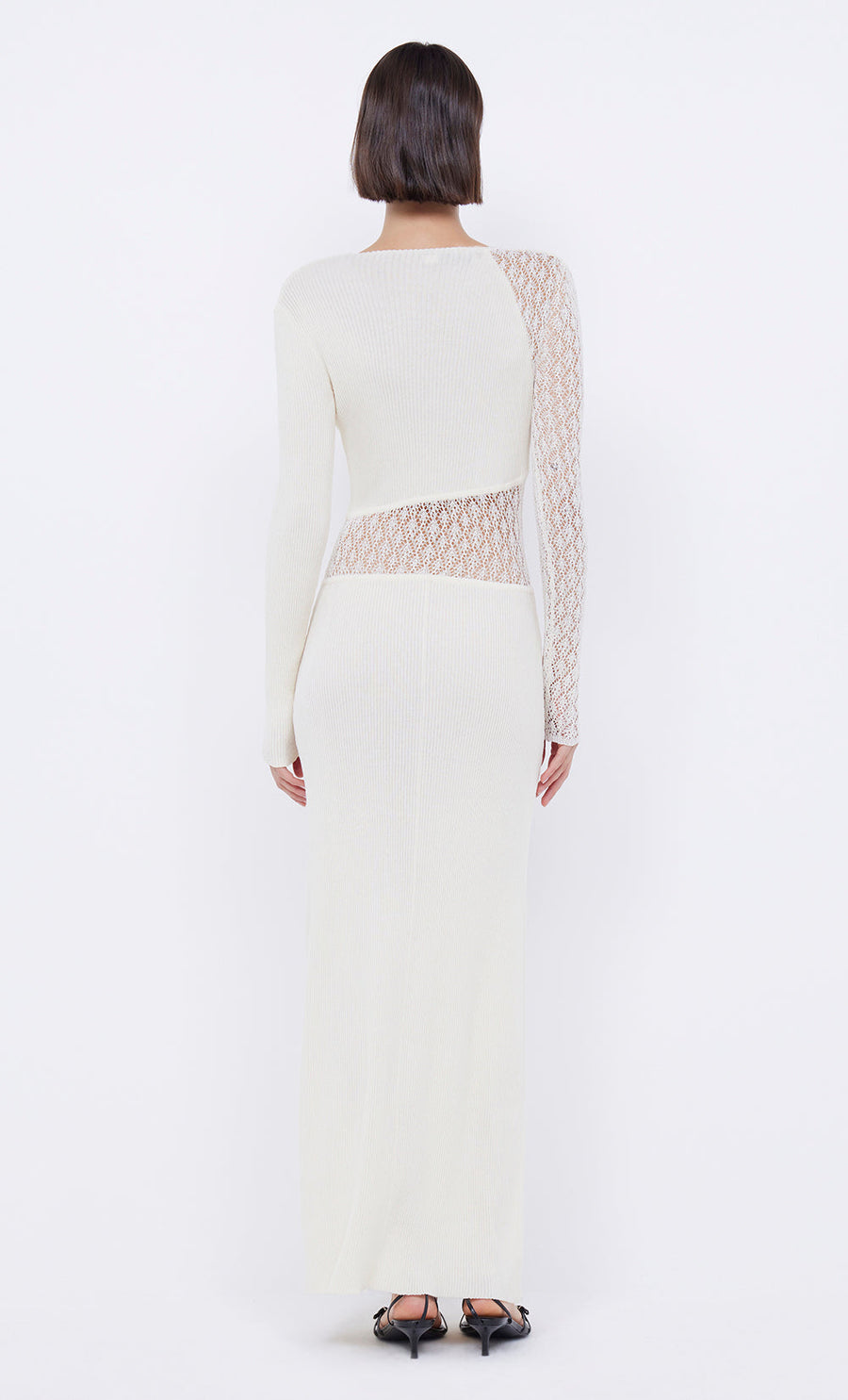 Bec + Bridge - Chantelle Long Sleeve Dresss in Ivory