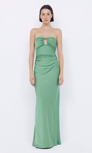 Bec + Bridge - Emilia Strapless Dress in Green Apple