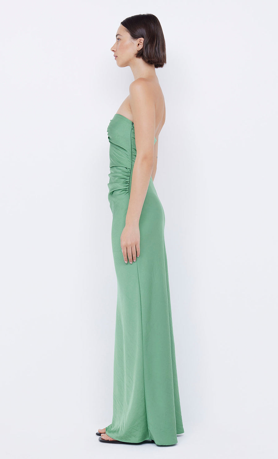 Bec + Bridge - Emilia Strapless Dress in Green Apple