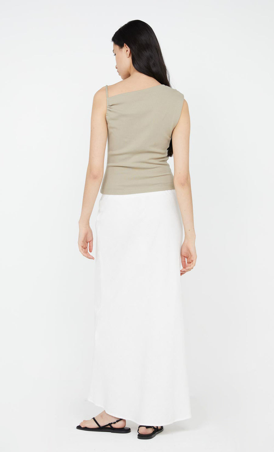 Bec + Bridge - Leila Asym Tank in Taupe