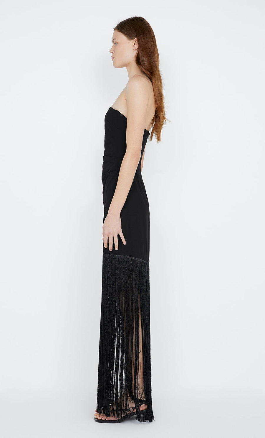 Bec + Bridge - Wilder Fringe Dress in Black