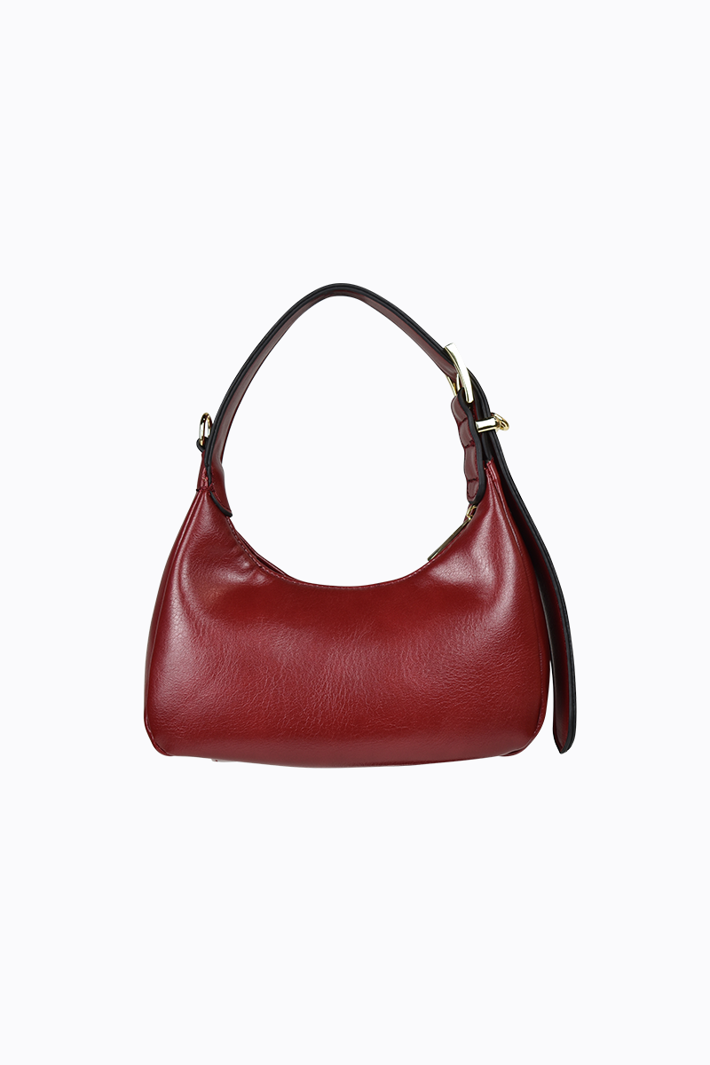 PETA + JAIN - Gigi Mini Bag in Cherry PU/Gold