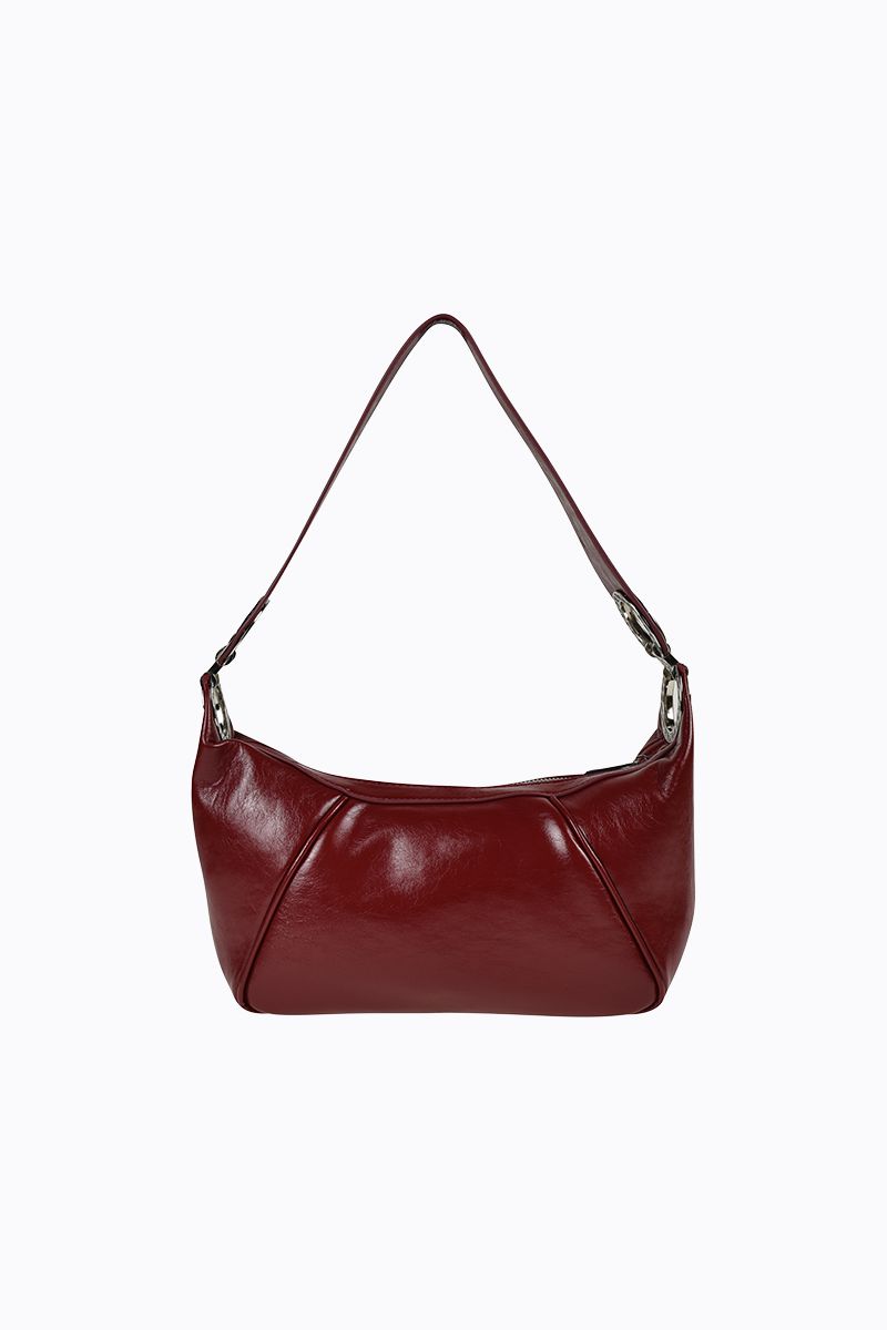 PETA + JAIN - Kaycee Bag in Cherry Crinkl /Silver