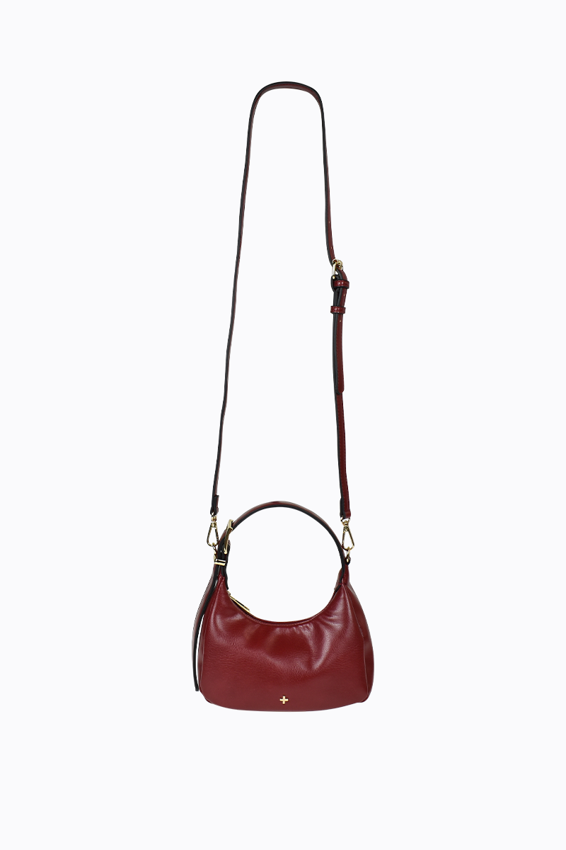 PETA + JAIN - Gigi Mini Bag in Cherry PU/Gold