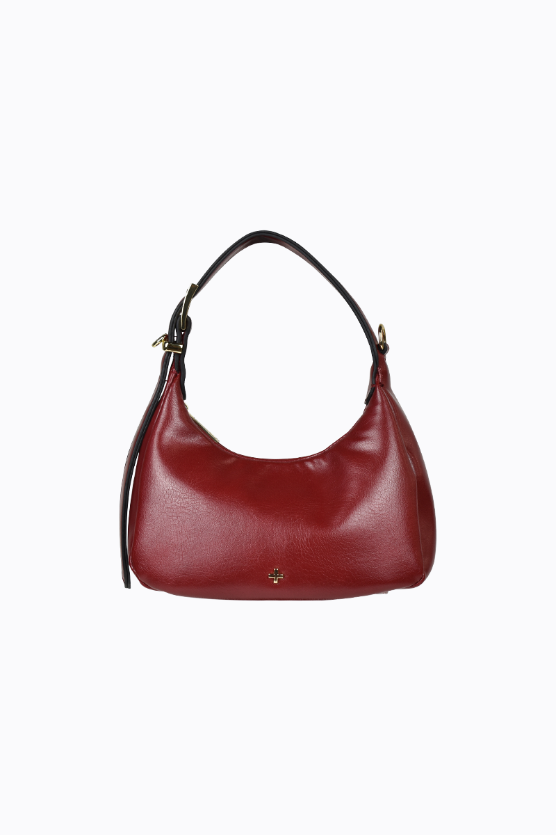 PETA + JAIN - Gigi Mini Bag in Cherry PU/Gold