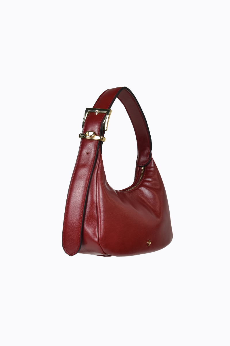 PETA + JAIN - Gigi Mini Bag in Cherry PU/Gold