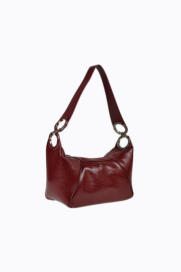 PETA + JAIN - Kaycee Bag in Cherry Crinkl /Silver