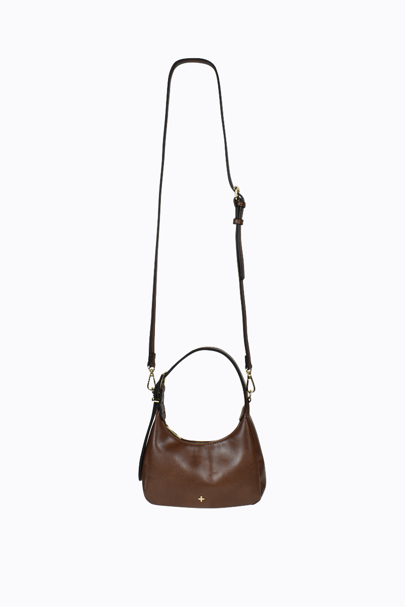 PETA + JAIN - Gigi Mini Bag in Choc PU/Gold