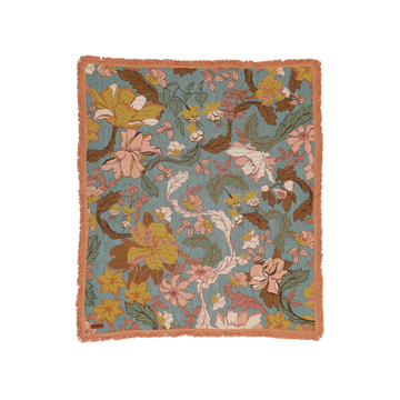 Wandering Folk - Flora Throw Regular in Apricot