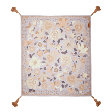 Wandering Folk - Grande Fleur Picnic Rug in Lilac