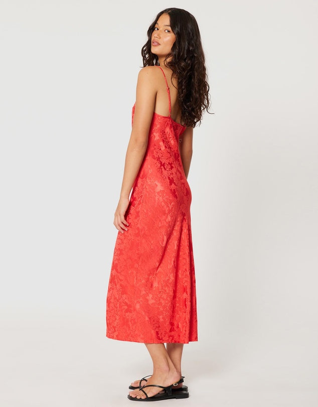 ROLLAS - Georgie Dress in Cherry