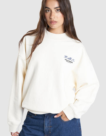 THRILLS - Signature Cocoon Panel Crew in Heritage White