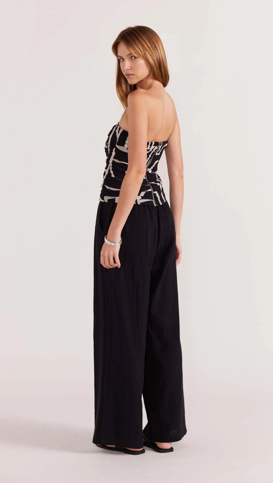 Staple the Label - Vento Maxi Bodice in Black/Cream