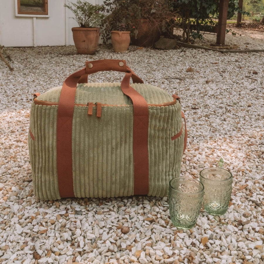 Wandering Folk - Cord Large Cooler Bag in Cactus