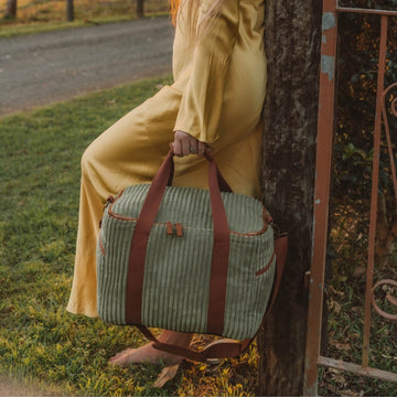 Wandering Folk - Cord Large Cooler Bag in Cactus