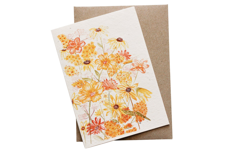 Hello Petal - Shades Of Sunshine Plantable Card