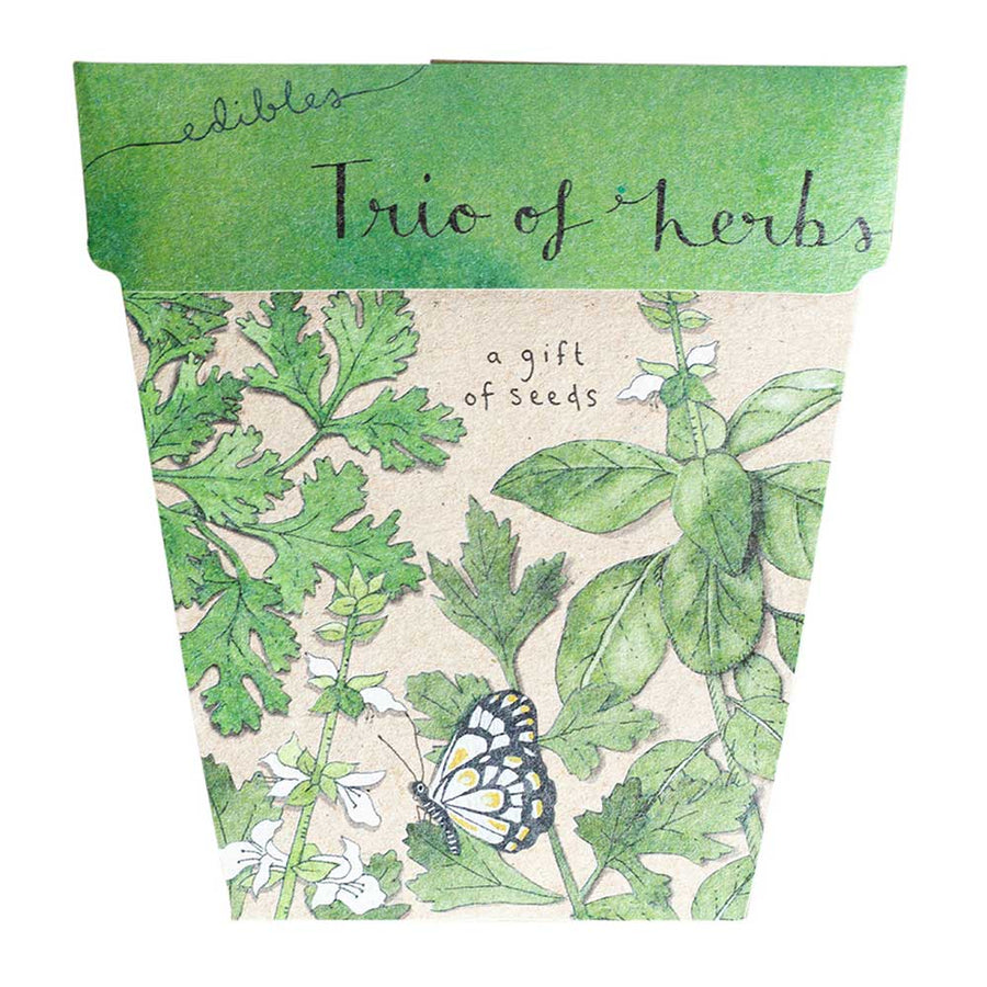 SOW N SOW - TRIO OF HERBS GIFT OF SEEDS